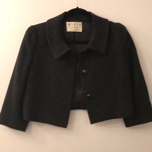 Wyeth Heather Gray Wool Blazer